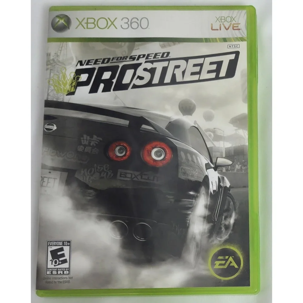 Need for Speed ProStreet‎ (Microsoft Xbox 360, 2007) Complete in Box CIB TESTED